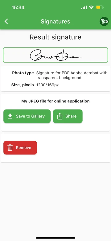 7ID: Získejte výsledný obrázek elektronického podpisu během několika sekund